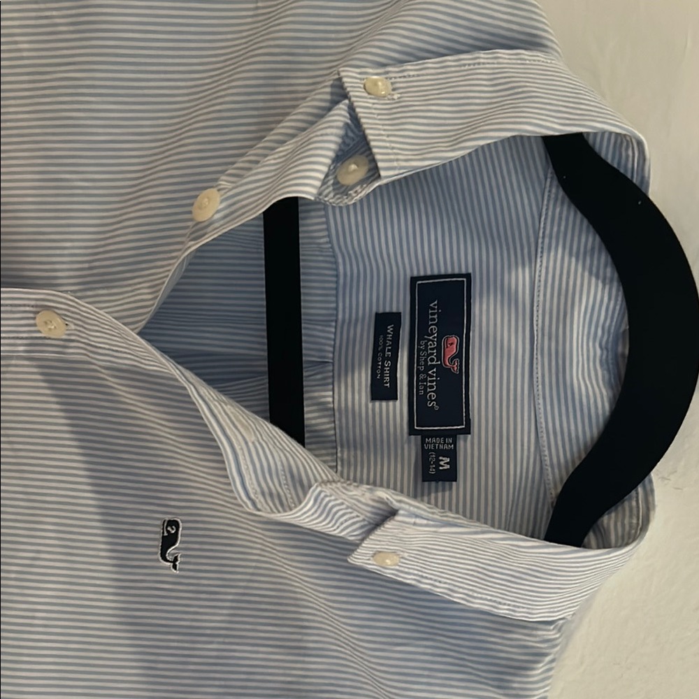 Vineyard Vines Blue Striped Boys Shirt